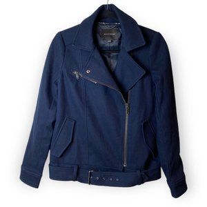 Banana Republic Navy  Blue Moto Jacket